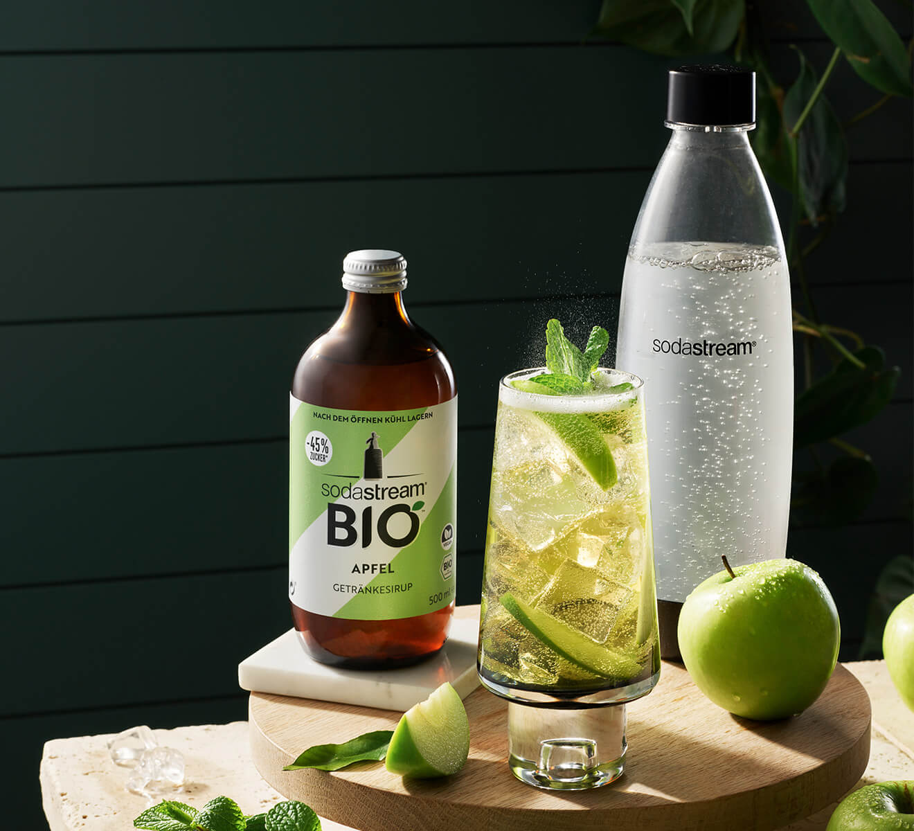 Soda-stream sirop bio pomme 500ml - Tecniba