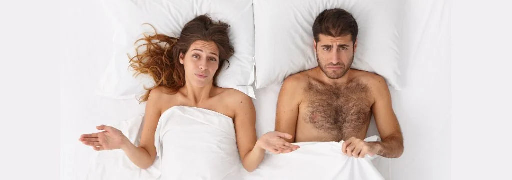 erection before intercourse but not between sex