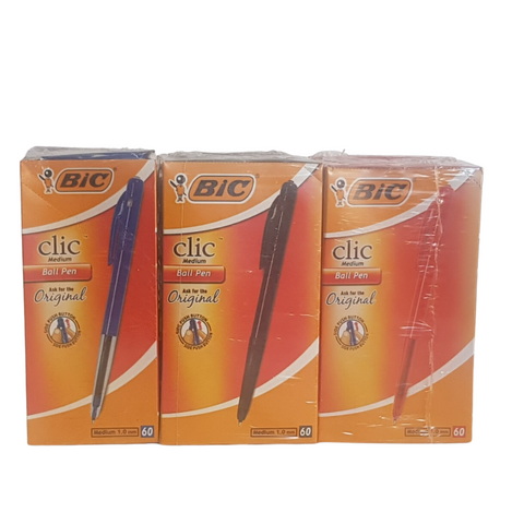 BIC PENS, STATIONERY, STATIONARY, BALL POINT PEN