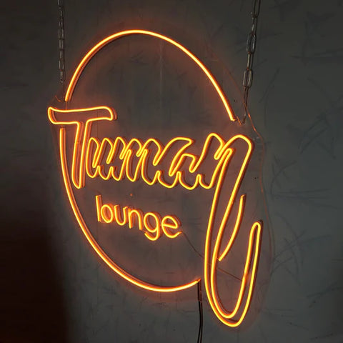image showing aa neon sign which looks pleasant