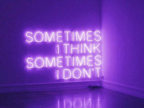 the image is showing a purple neon aesthetic