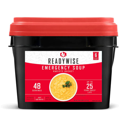 ReadyWise Variety Soup Bucket (48 Servings)