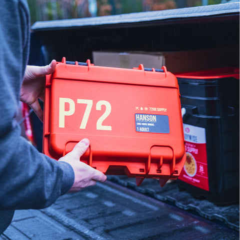 P72 Emergency Kit loaded in truck