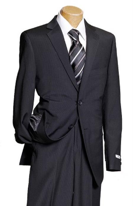 Boys-Black-Two-Buttons-Suit