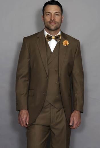 Bronze 3 Piece Suit