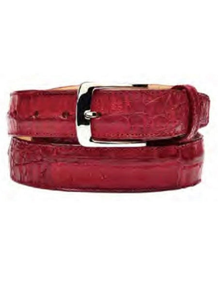 Mens Belvedere Red Belt