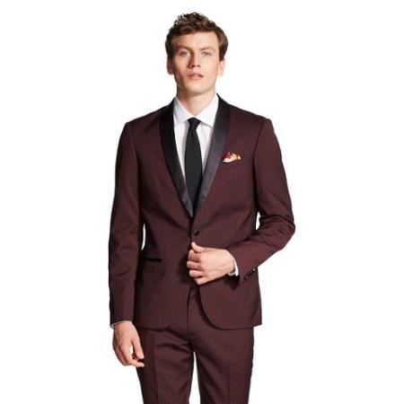 Mens-Burgundy-Tuxedo