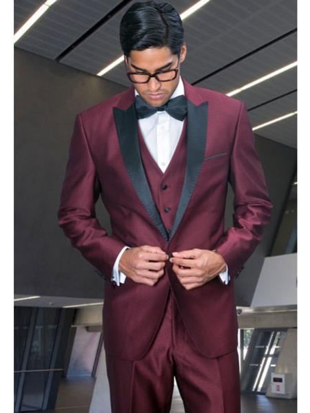 Mens-Single-Button-Burgundy-Suit