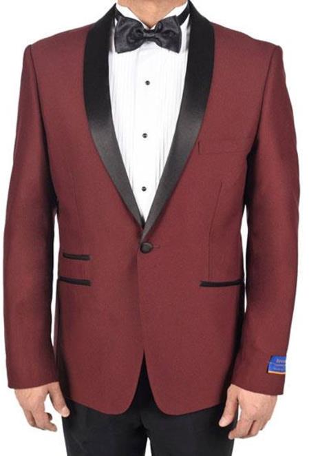 Mens-One-Button-Burgundy-Jacket