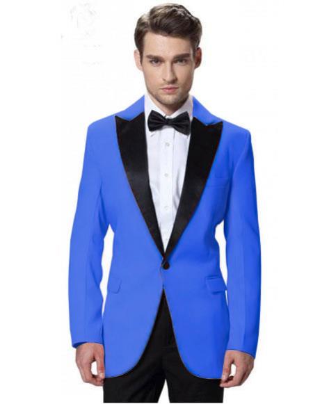 Mens Royal Blue Wedding Suit