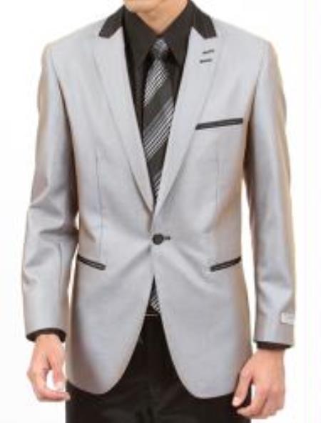 Mens-Slim-Fit-Silver-Suit