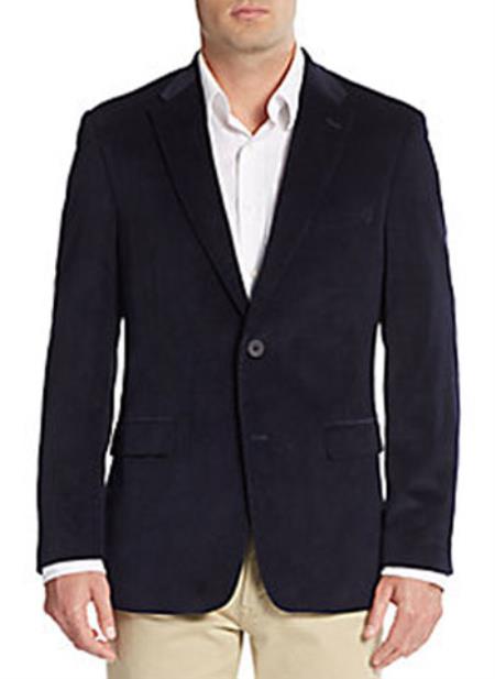 Navy Corduroy Blazer