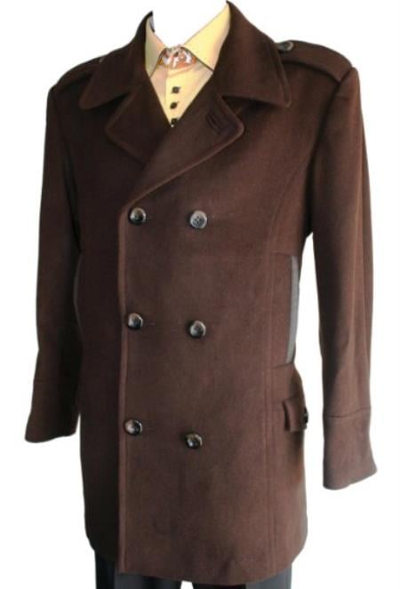 Brown Peacoat