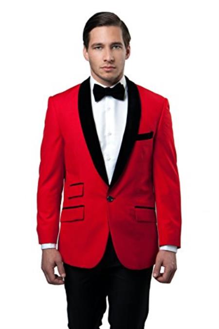 red blazer