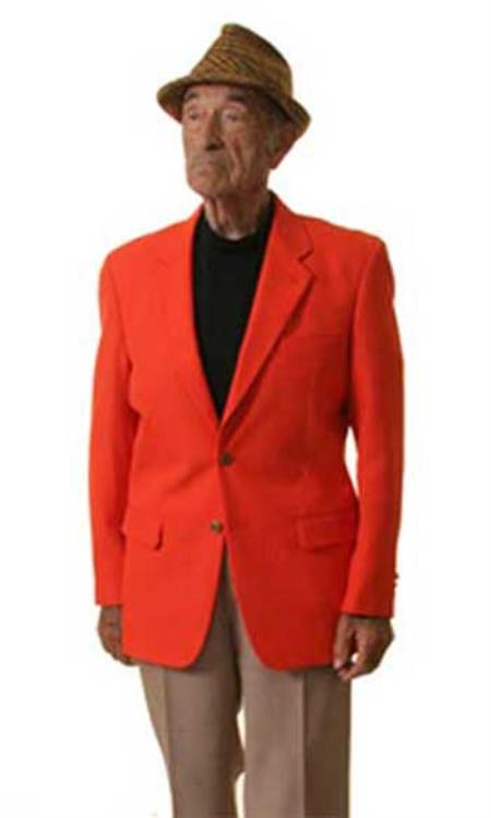 Orange Blazer