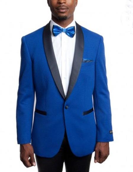 Royal Blue Slim Fit Tuxedo