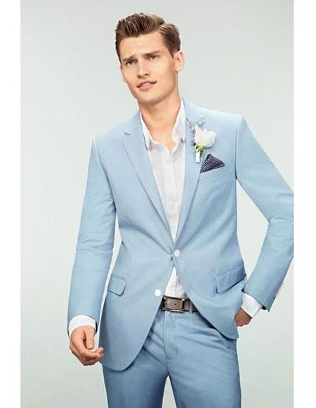 Powder Blue Mens Blazer