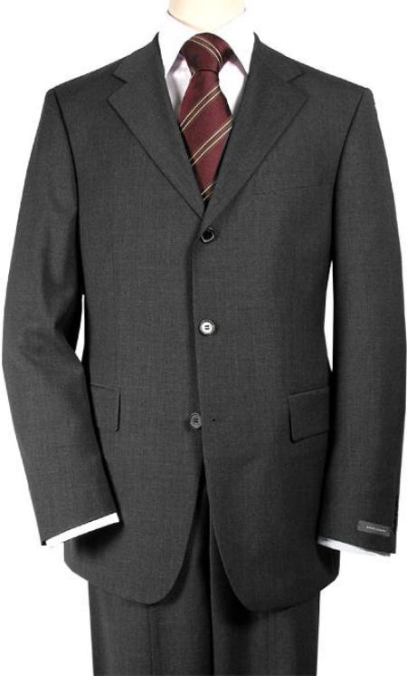 Three-Button-Charcoal-Gray-Suit