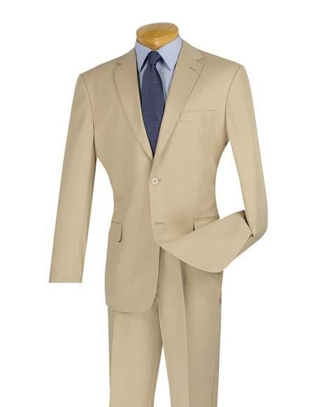 2 Button Beige Suit