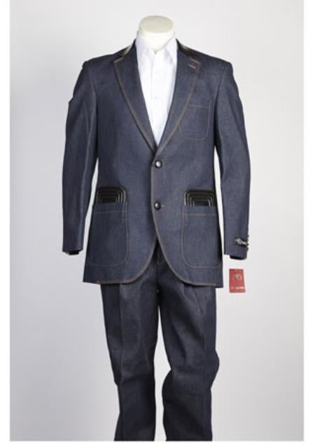 Jean Blue Denim Suit