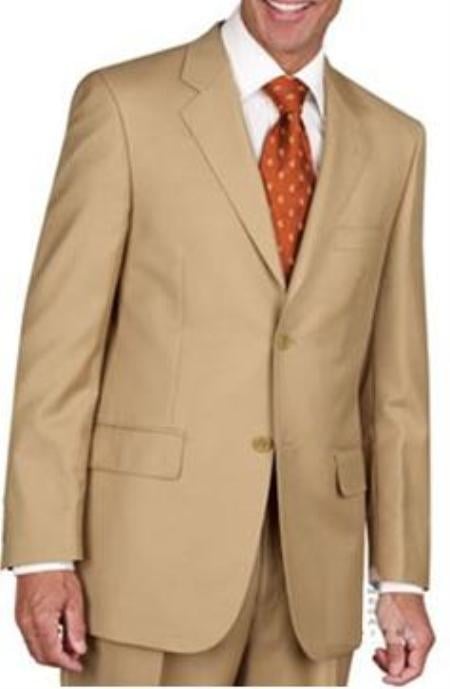 Two-Button-Khaki-Color-Suit