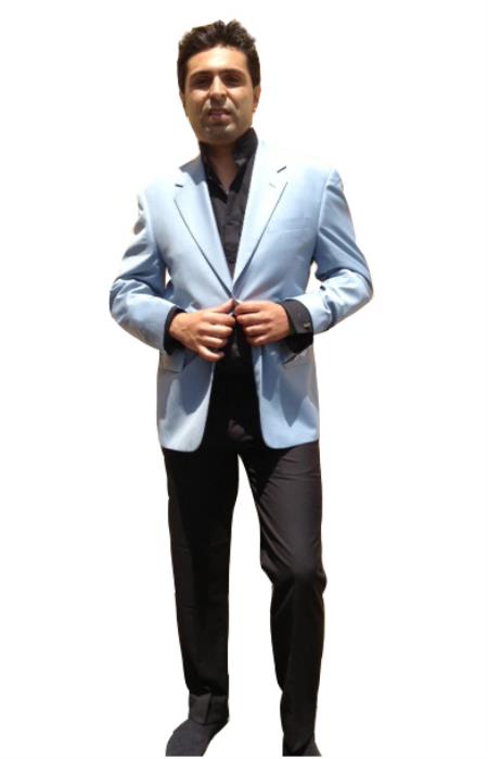 2 Button Powder Blue Blazer