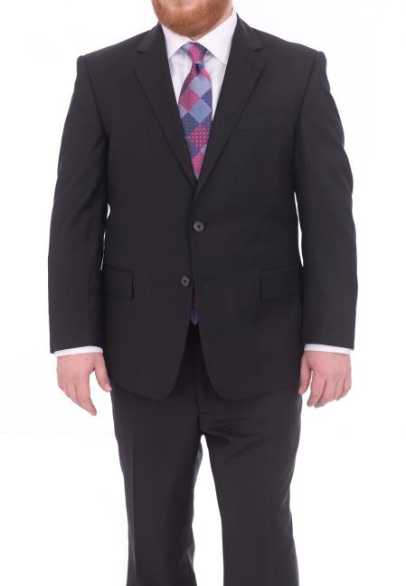 Two-Buttons-Navy-Blue-Suit