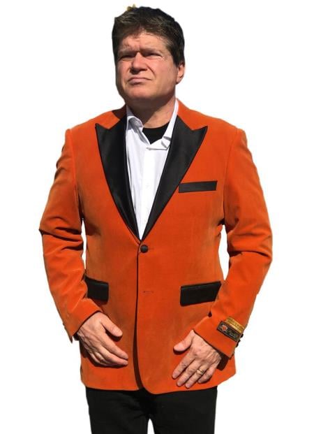 orange blazer