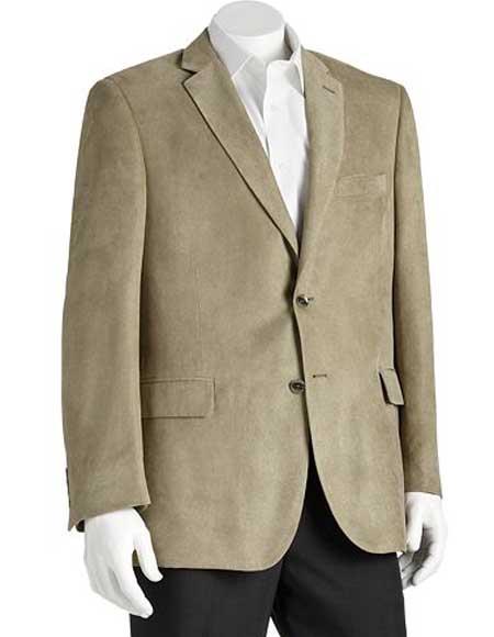 tan polyester blazers