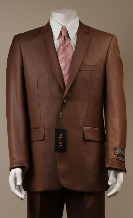 Two-Button-Shiny-Rust-Suit