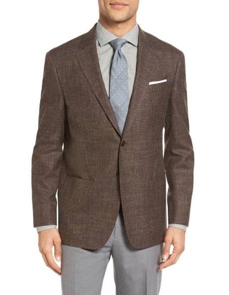 Brown Casual Blazer