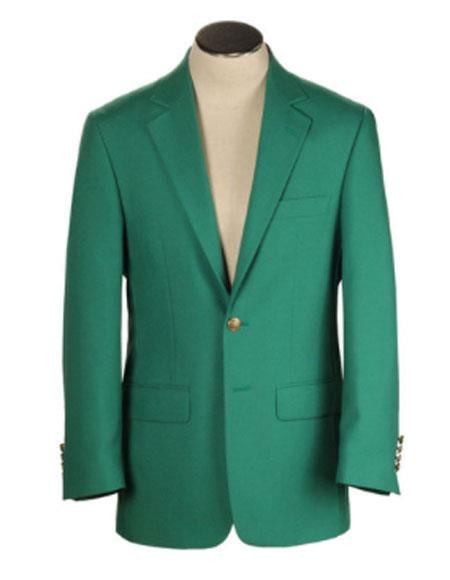 Wool Green Blazer