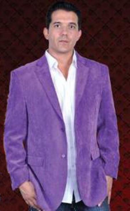 Two Buttons Purple Sport coat