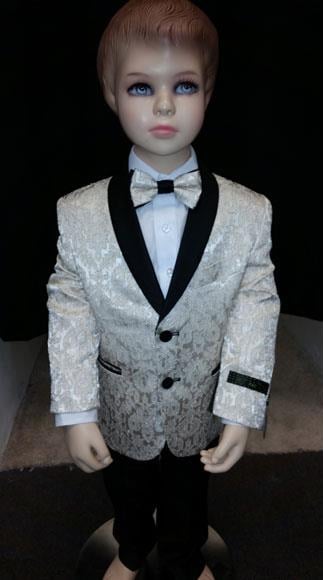 Cream Kids Tuxedo