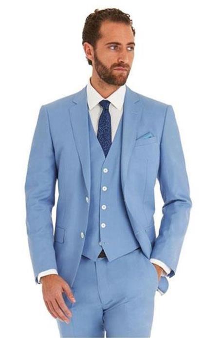 Mix And Match Suit Blue