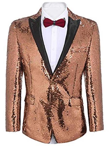 Rose Sequin Blazer