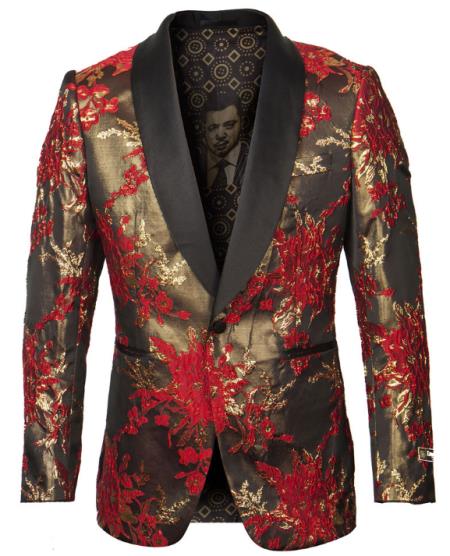 Red Fancy Blazer