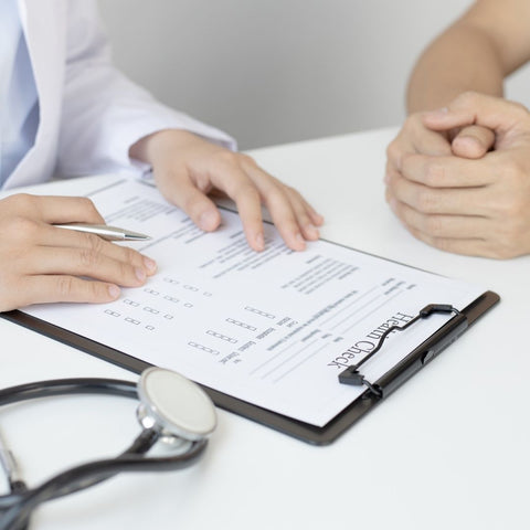 personal consulting with a doctor