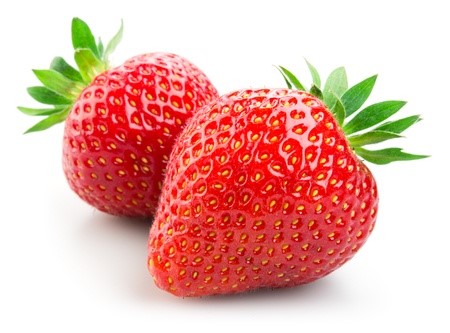 2 strawberries