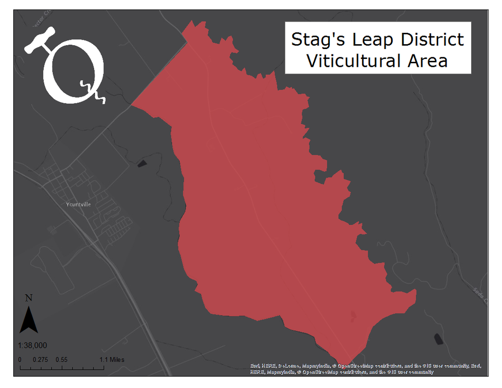 Map of the Stags Leap District