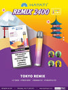 Hayati Remix 2400 Puffs 4 in 1 Disposable Vape Pod Kit - The Vape Giant