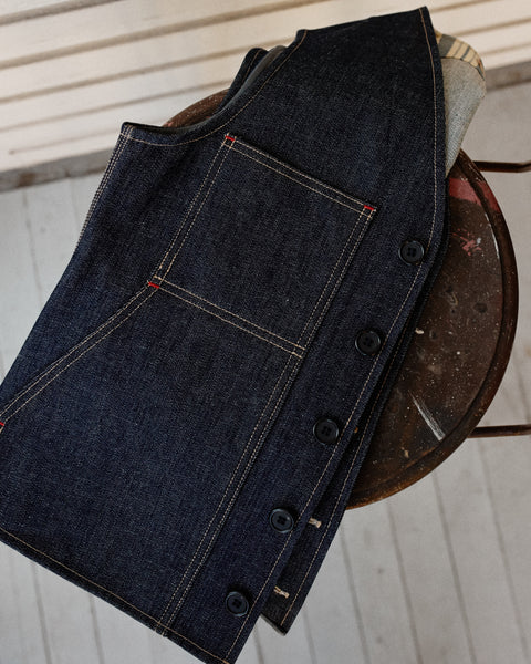 Field Pocket Raw Denim Vest – Forager Co.