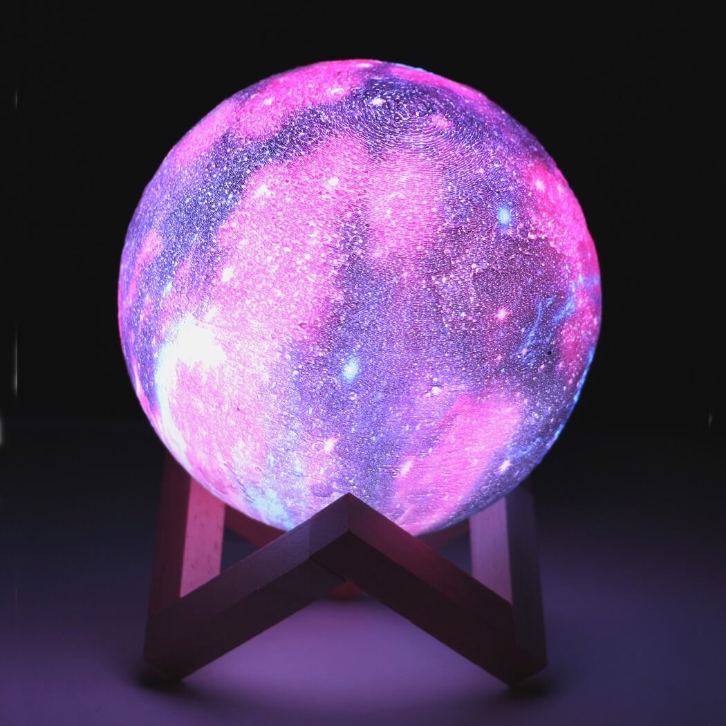 3D Moon Modèle Boule de Cristal Astronomie Cadeau Sphère Boule Décorative  Planètes Boule de Verre Sphère Décoratif Modèle Miniature Boule