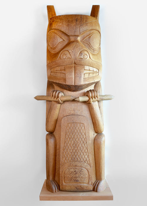 beaver totem pole