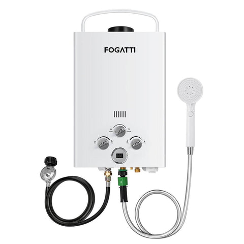 42,000 BTU RV Tankless Water Heater - Fogatti InstaShower 6