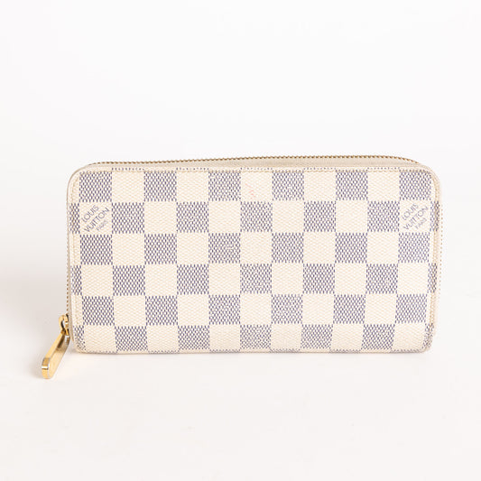 Louis Vuitton Zippy Wallet Rose Ballerine Damier Ebene