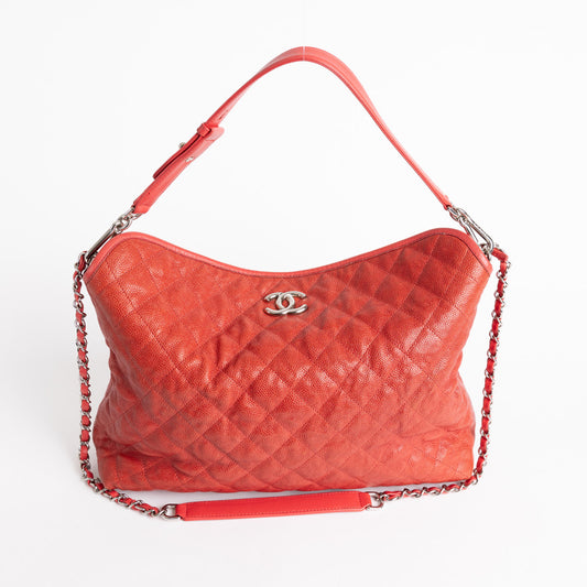 Chanel Caviar Shoulder Bag, Beige – Now You Glow