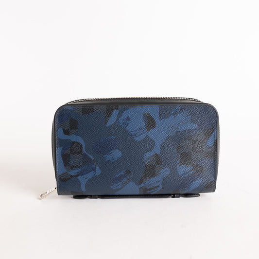 Louis Vuitton Navy Camo Damier Cobalt Porte Documents Voyage