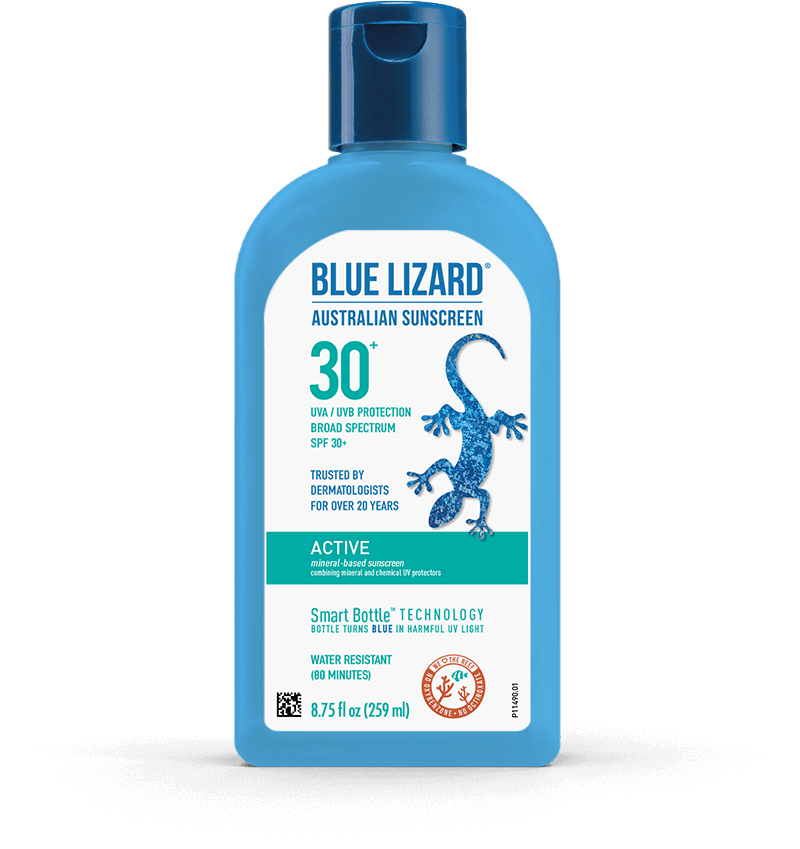 blue lizard sunscreen white cast