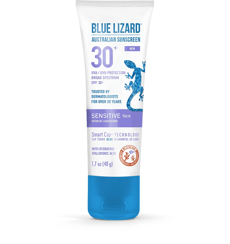 blue lizard sunscreen for face